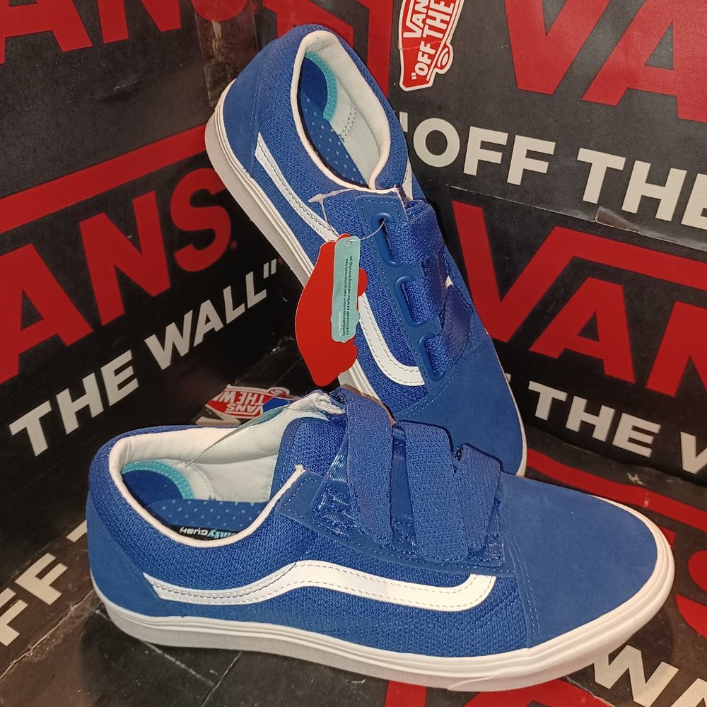 Vans Men's 6.5 /Women's 8 ComfyCush Old Skool Autism Acceptance Mesh True Bluer